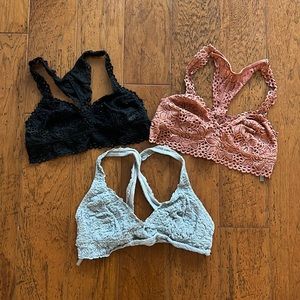 Set of 3 bralettes!!!